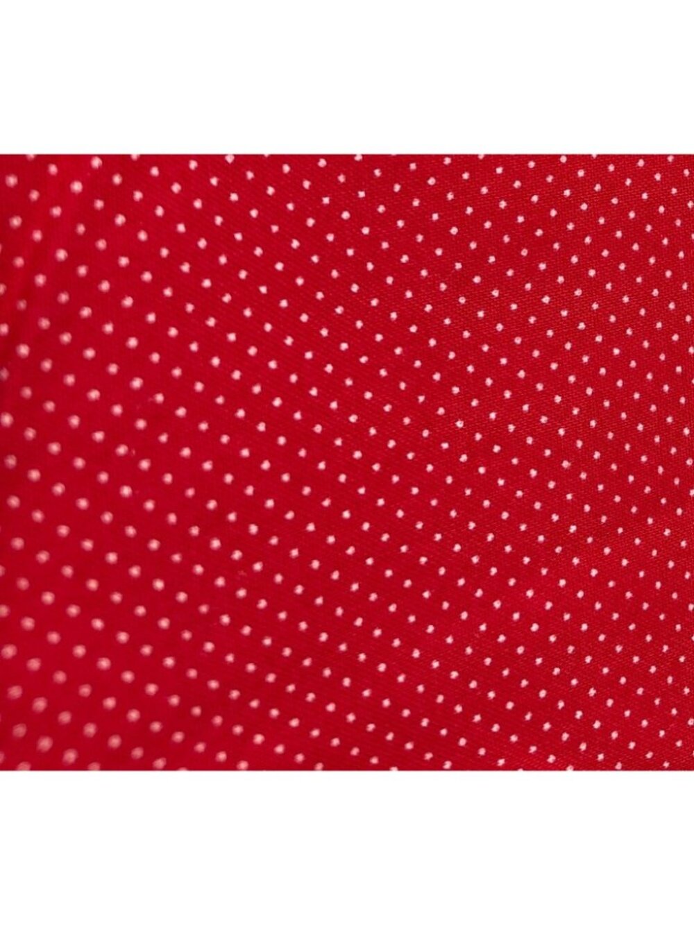 Waverly Inspirations Red White Polka Dot Cotton Fabric 1/2 yard x 42" Sewing Qui
